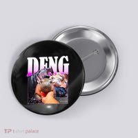 Moo Deng Hippo Baby Pygmy Funny Button thumb 0