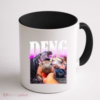 Moo Deng Hippo Baby Pygmy Funny Coffee Mug thumb 1