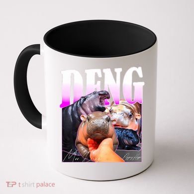 Moo Deng Hippo Baby Pygmy Funny Coffee Mug