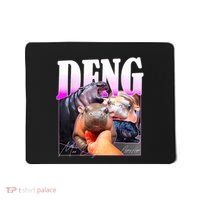 Moo Deng Hippo Baby Pygmy Funny Mousepad thumb 0