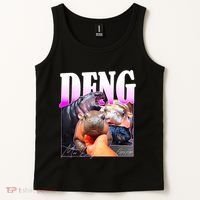 Moo Deng Hippo Baby Pygmy Funny Tank Top thumb 2