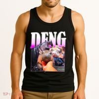 Moo Deng Hippo Baby Pygmy Funny Tank Top thumb 3