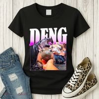 Moo Deng Hippo Baby Pygmy Funny Women's T-Shirt thumb 3