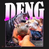 Moo Deng Hippo Baby Pygmy Funny Kids Hoodie thumb 5