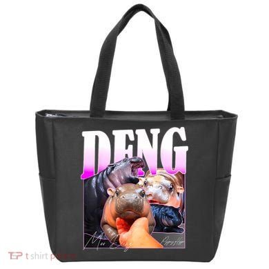Moo Deng Hippo Baby Pygmy Funny Bag