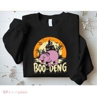 Moo Deng Halloween Boo Deng Halloween Sweatshirt thumb 2