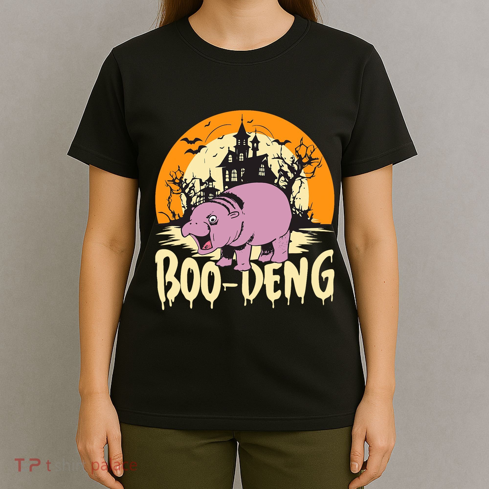Moo Deng Halloween Boo Deng Halloween T-Shirt