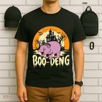 Moo Deng Halloween Boo Deng Halloween T-Shirt thumb 6