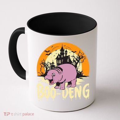Moo Deng Halloween Boo Deng Halloween Coffee Mug