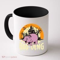 Moo Deng Halloween Boo Deng Halloween Coffee Mug thumb 0