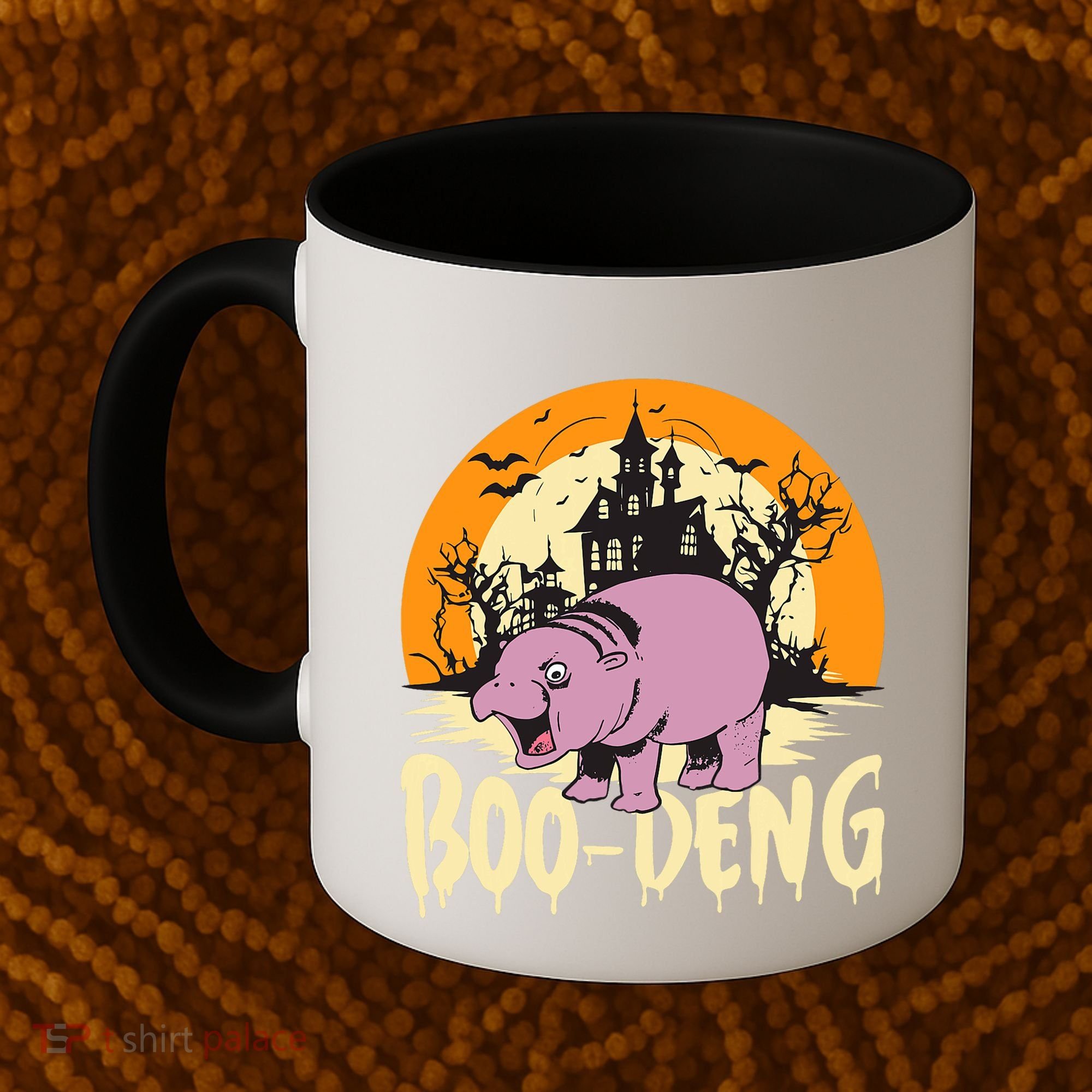 Moo Deng Halloween Boo Deng Halloween Coffee Mug