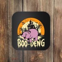 Moo Deng Halloween Boo Deng Halloween Coaster thumb 0