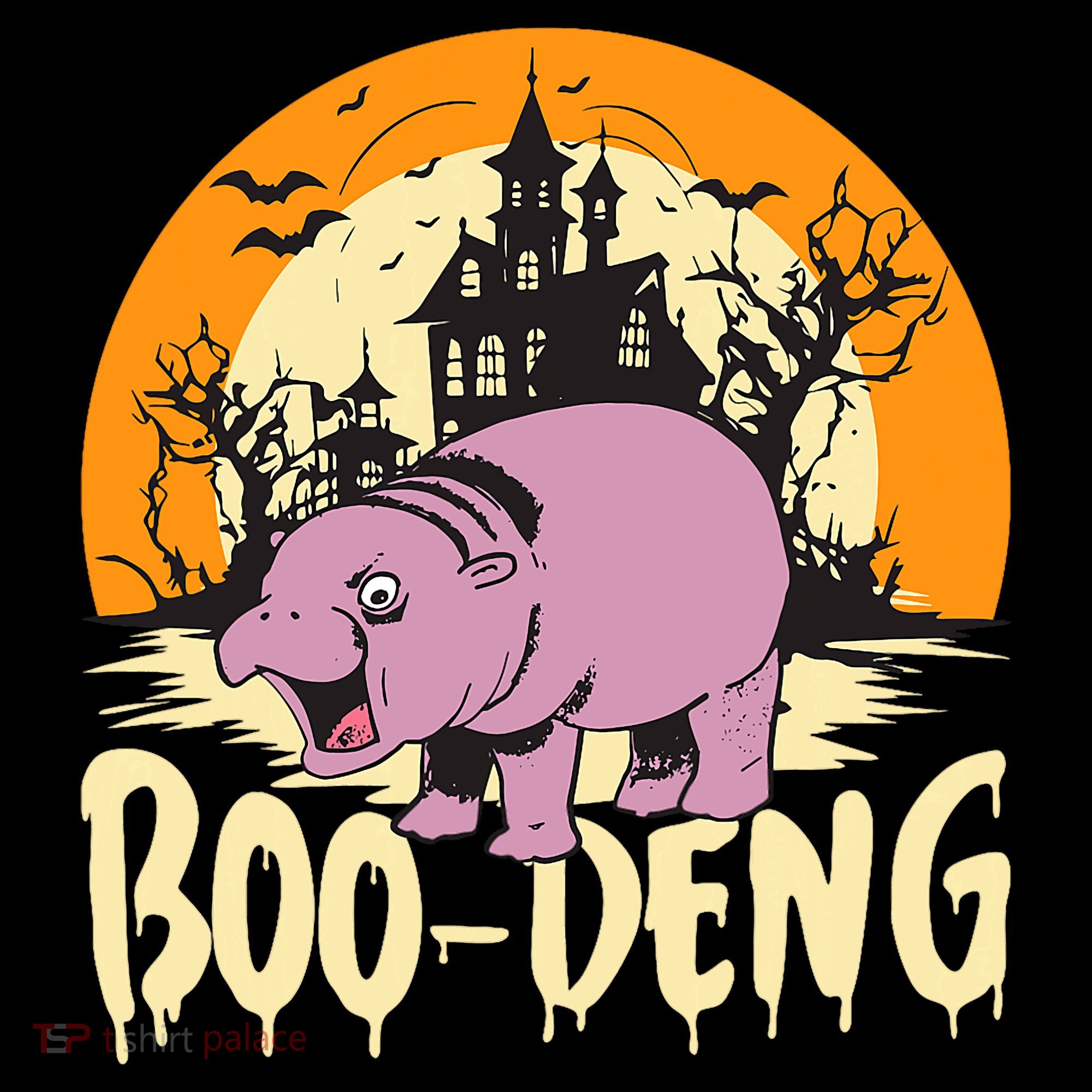 Moo Deng Halloween Boo Deng Halloween Mousepad