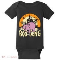 Moo Deng Halloween Boo Deng Halloween Baby Bodysuit thumb 0
