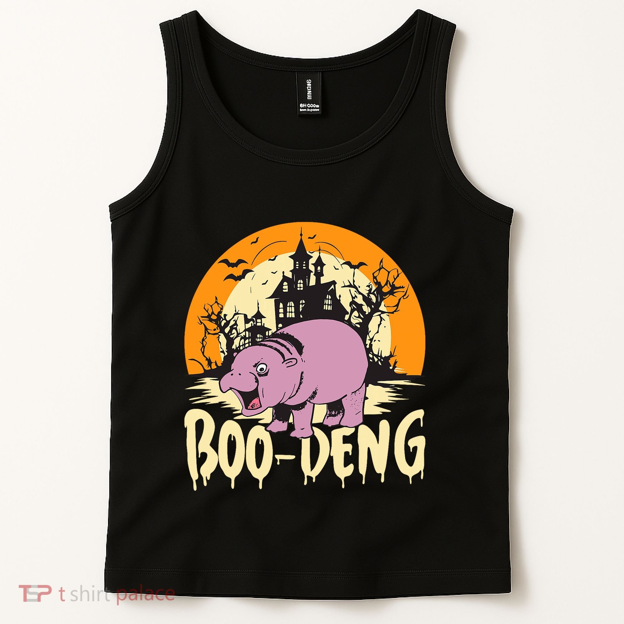 Moo Deng Halloween Boo Deng Halloween Tank Top