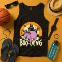 Moo Deng Halloween Boo Deng Halloween Tank Top thumb 4