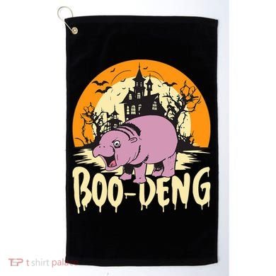 Moo Deng Halloween Boo Deng Halloween Golf Towel
