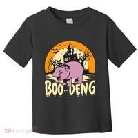 Moo Deng Halloween Boo Deng Halloween Toddler T-Shirt thumb 0