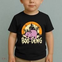 Moo Deng Halloween Boo Deng Halloween Toddler T-Shirt thumb 2