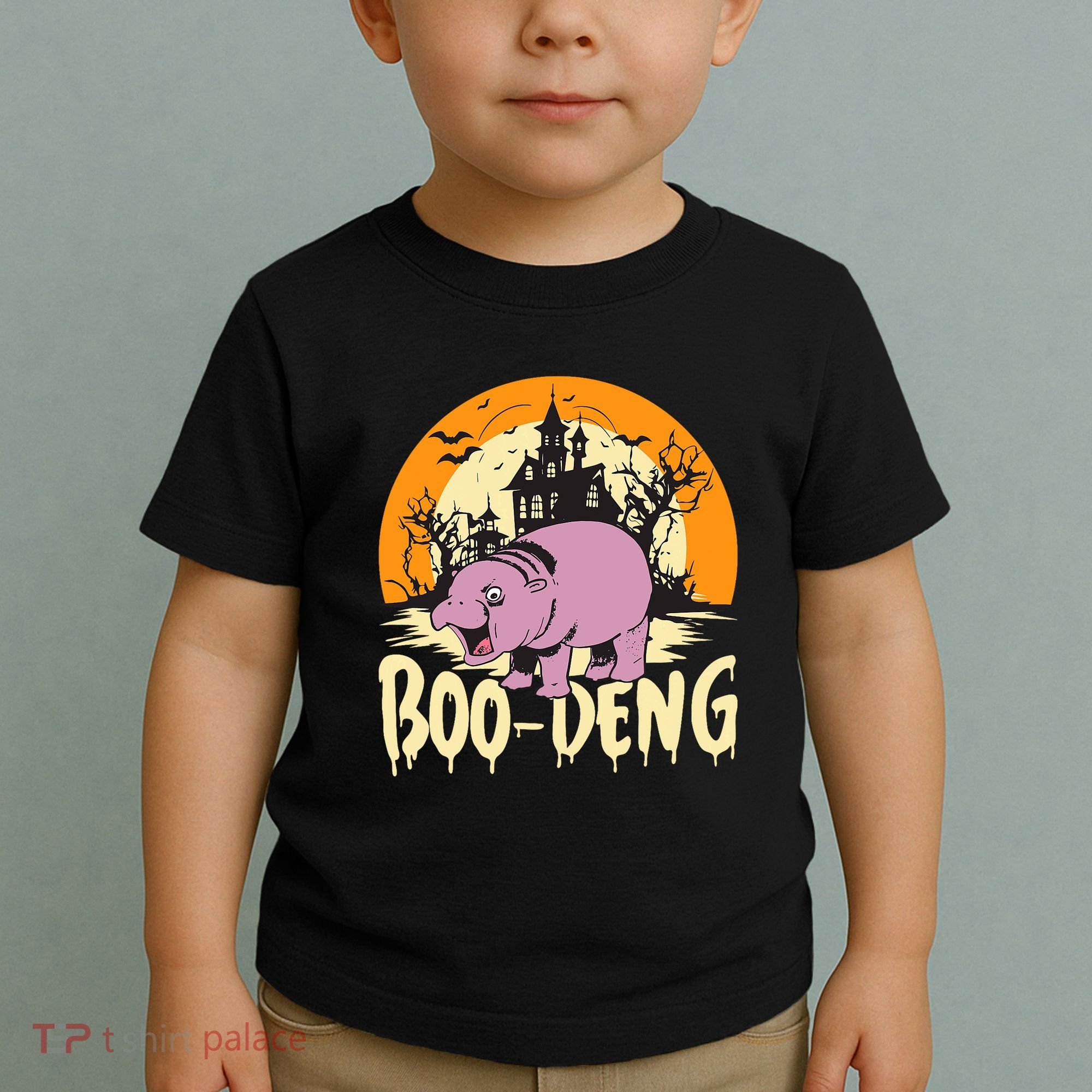 Moo Deng Halloween Boo Deng Halloween Toddler T-Shirt