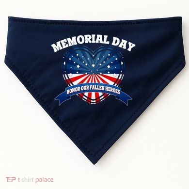 Memorial Day Honor Our Fallen Heroes USA-Made Doggie Bandana