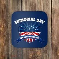 Memorial Day Honor Our Fallen Heroes Coaster thumb 0