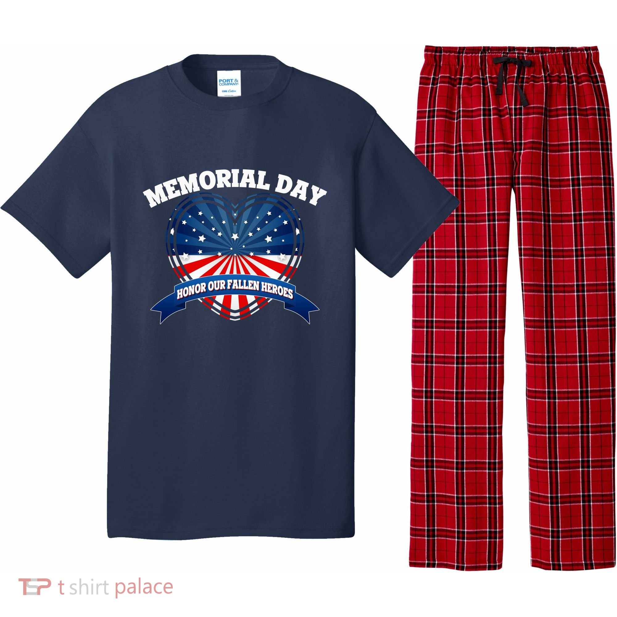 Memorial Day Honor Our Fallen Heroes Pajama Set
