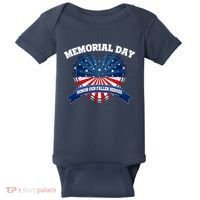 Memorial Day Honor Our Fallen Heroes Baby Bodysuit thumb 0