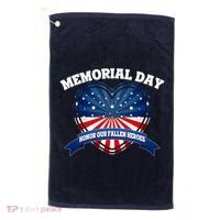 Memorial Day Honor Our Fallen Heroes Golf Towel thumb 0
