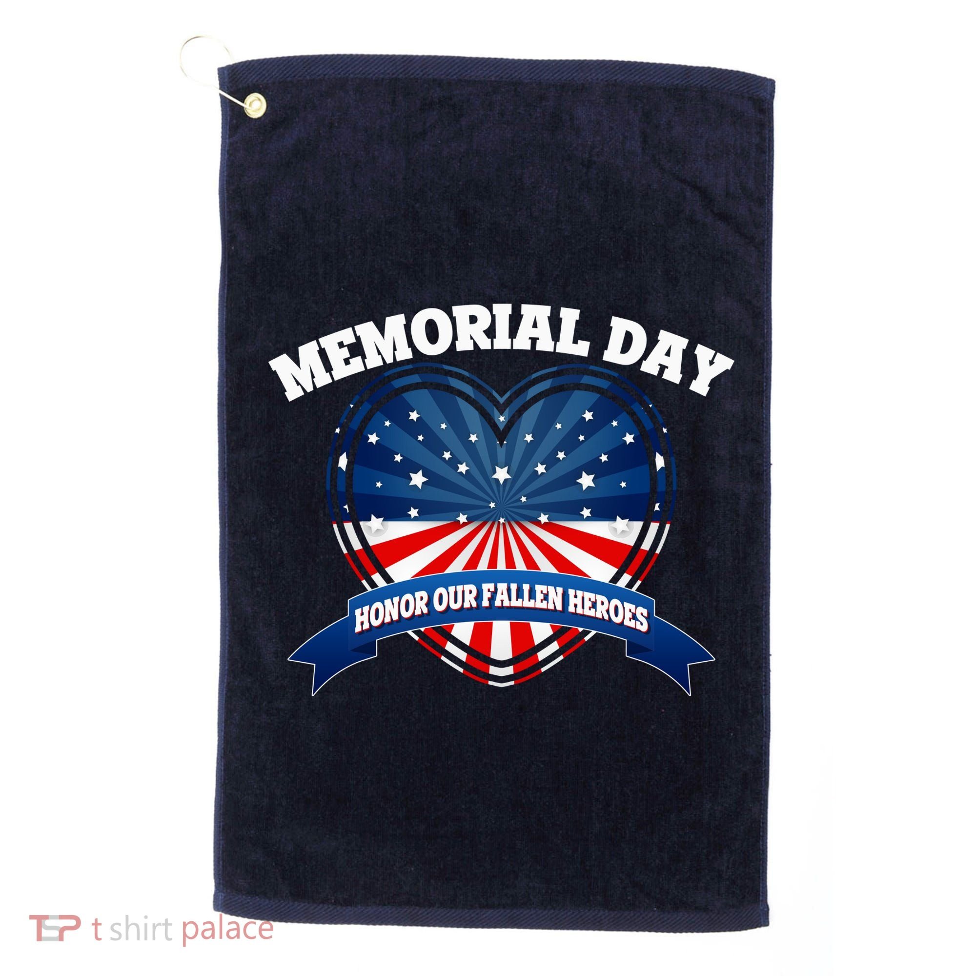 Memorial Day Honor Our Fallen Heroes Golf Towel