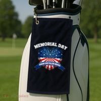 Memorial Day Honor Our Fallen Heroes Golf Towel thumb 2