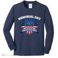 Memorial Day Honor Our Fallen Heroes Kids Long Sleeve Shirt thumb 0