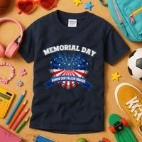 Memorial Day Honor Our Fallen Heroes Kids T-Shirt thumb 3