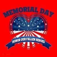 Memorial Day Honor Our Fallen Heroes Santa Hat thumb 1