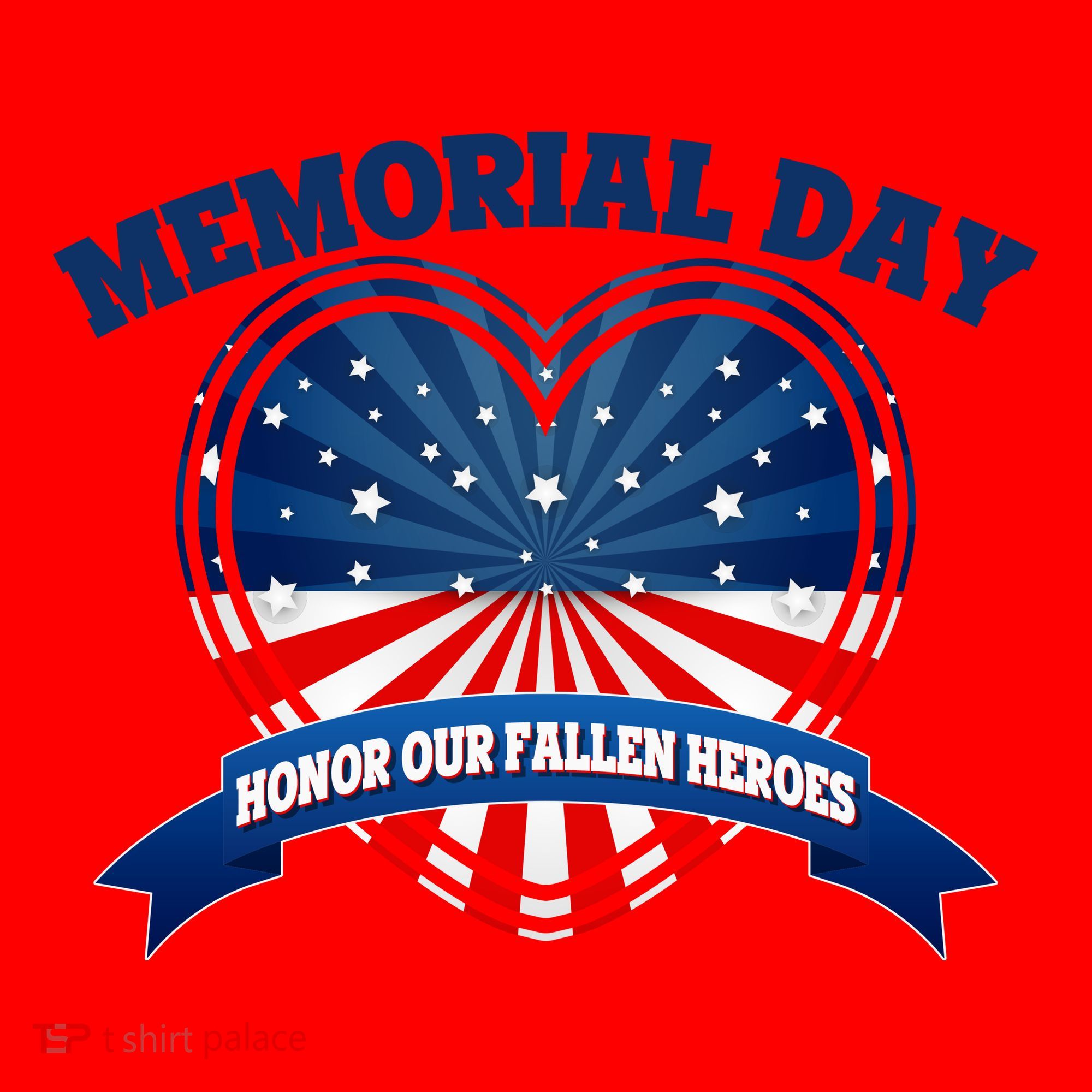 Memorial Day Honor Our Fallen Heroes Santa Hat