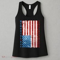 Memorial Day Honor And Remember Distressed USA American Flag Women's Tank Top thumb 3