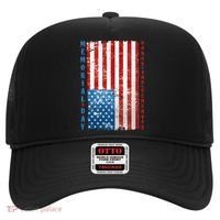 Memorial Day Honor And Remember Distressed USA American Flag Hat thumb 0