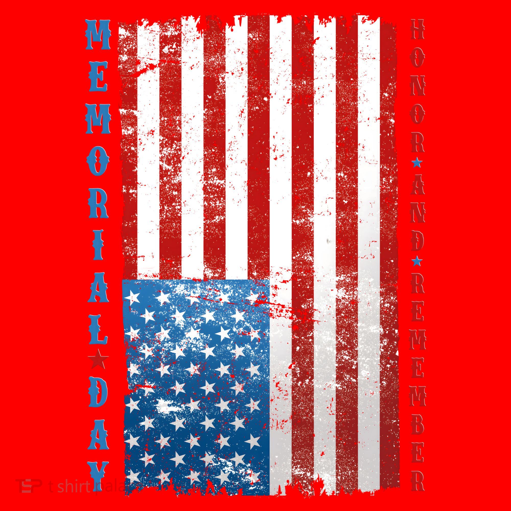 Memorial Day Honor And Remember Distressed USA American Flag Santa Hat