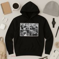 Moo Deng Hippo Photo Funny Pygmy Hippopotamus Hoodie thumb 3