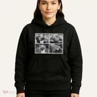Moo Deng Hippo Photo Funny Pygmy Hippopotamus Hoodie thumb 5