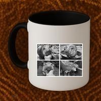 Moo Deng Hippo Photo Funny Pygmy Hippopotamus Coffee Mug thumb 2