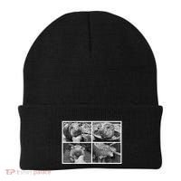 Moo Deng Hippo Photo Funny Pygmy Hippopotamus Beanie thumb 0