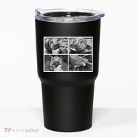 Moo Deng Hippo Photo Funny Pygmy Hippopotamus Tumbler thumb 0