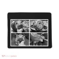 Moo Deng Hippo Photo Funny Pygmy Hippopotamus Mousepad thumb 0