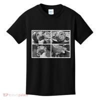 Moo Deng Hippo Photo Funny Pygmy Hippopotamus Kids T-Shirt thumb 0