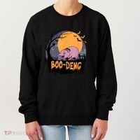 Moo Deng Halloween Boo Deng Halloween Women's Sweatshirt thumb 0