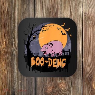 Moo Deng Halloween Boo Deng Halloween Coaster