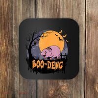 Moo Deng Halloween Boo Deng Halloween Coaster thumb 0