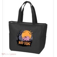 Moo Deng Halloween Boo Deng Halloween Tote Bag thumb 3