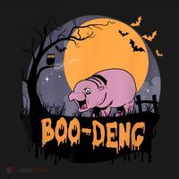 Moo Deng Halloween Boo Deng Halloween Tote Bag thumb 4
